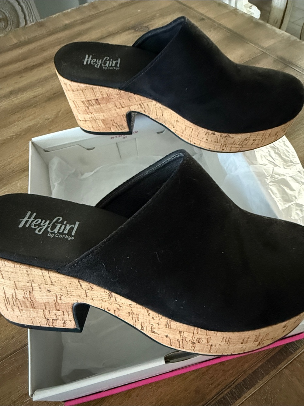Hey Girl by Corkys Cork Platform Mules